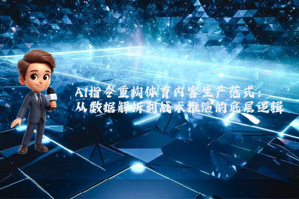 AI指令重构体育内容生产范式：从数据解析到战术推演的底层逻辑