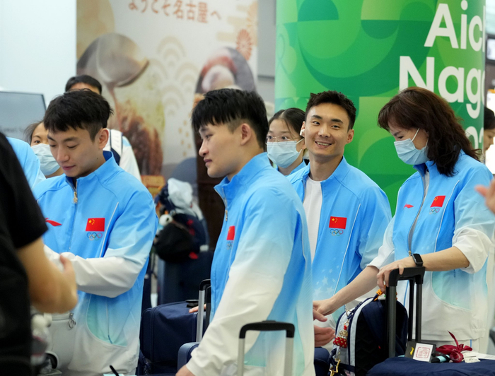 亚运会|中国体育代表团抵达名古屋